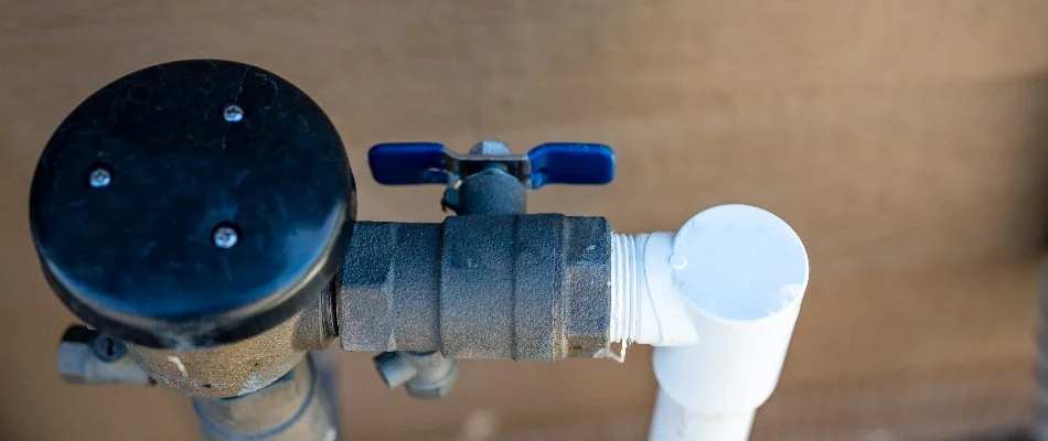 Valve of an irrigation system in Tarrytown, NY.